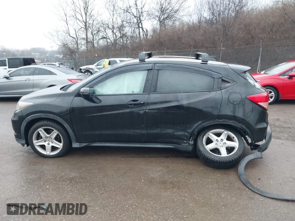 2018 Honda HR-V EX-L Navi with VIN 3CZRU6H77JM704902, listed as a IAAI auction lot 41463357 with 95,675 mi miles. Bid and sale history available at carsss.com. Image 15.
