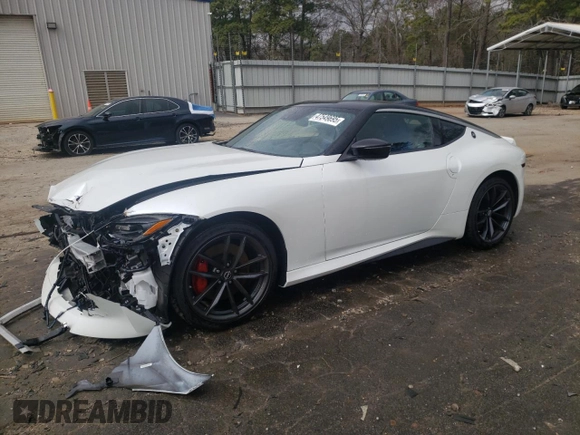 2024 Nissan Z Performance with VIN JN1BZ4BH5RM363668, listed as a Copart auction lot 47549695 with 2,303 mi miles and Salvage Title. Bid and sale history available at DreamBid. Image 1.