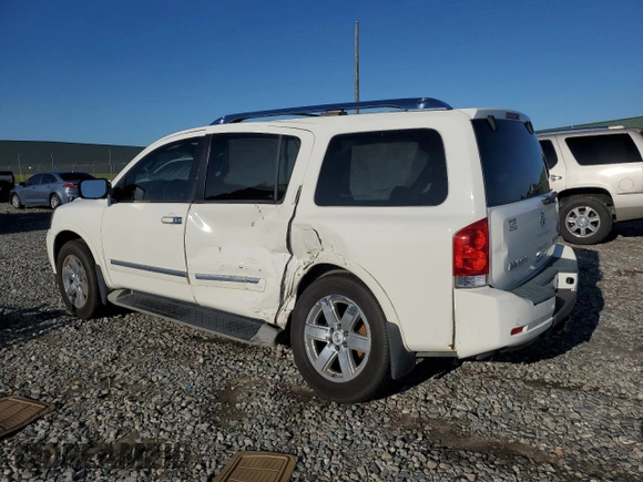2011 Nissan Armada Platinum z VIN 5N1AA0NC2BN620032, wystawiony jako Copart lot #52098665 z przebiegiem Nie podano mil oraz Szkoda całkowita • Salvage title. Historia ofert i sprzedaży dostępna na DreamBid. Obrazek 2.