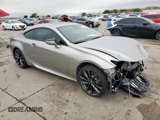 2024 Lexus RC 350 F Sport z VIN JTHGZ5BC7R5027753, wystawiony jako Copart lot #51481615 z przebiegiem 9374 mil mil oraz Szkody całkowita. Historia ofert i sprzedaży dostępna na DreamBid. Obrazek 4.