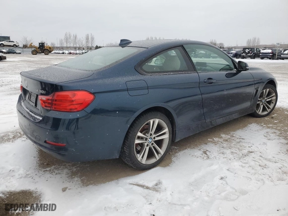 2017 BMW 4 Series 430i xDrive with VIN WBA4R9C55HK878586, listed as a Copart auction lot 85277954 with 0 mi miles and Clean Title. Bid and sale history available at carsss.com. Image 3.