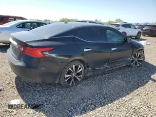2017 Nissan Maxima SV with VIN 1N4AA6AP1HC392292, listed as a Copart auction lot 52159345 with 87,513 mi miles and Salvage Title. Bid and sale history available at carsss.com. Image 3.