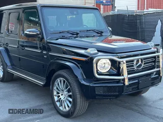 2023 Mercedes-Benz G 550 with VIN W1NYC6BJ6PX474872, listed as a Copart auction lot 74717934 with 18,299 mi miles and Clean Title. Bid and sale history available at carsss.com. Image 1.