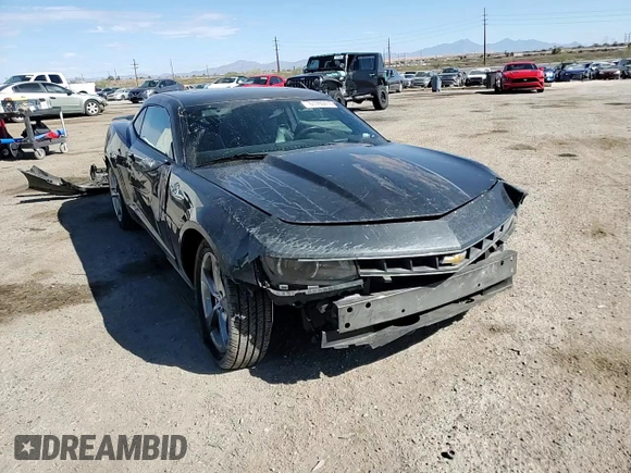 2014 Chevrolet Camaro LT with VIN 2G1FC1E32E9299734, listed as a Copart auction lot 61760415 with 83,691 mi miles and Salvage title. Bid and sale history available at DreamBid. Image 14.