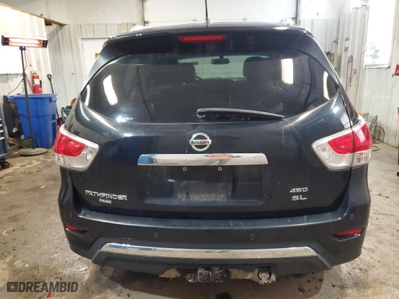 2013 Nissan Pathfinder SL with VIN 5N1AR2MM2DC682463, listed as a Copart auction lot 50840645 with 186,052 mi miles and Clean Title. Bid and sale history available at carsss.com. Image 6.
