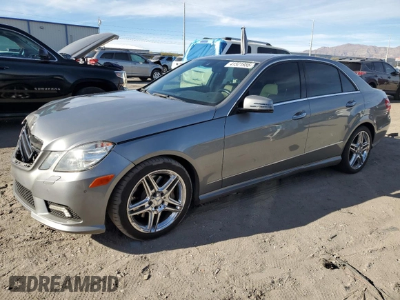 2011 Mercedes-Benz E 550 Luxury with VIN WDDHF7CB8BA305630, listed as a Copart auction lot 41521955 with 141,587 mi miles and Salvage Title. Bid and sale history available at DreamBid. Image 1.