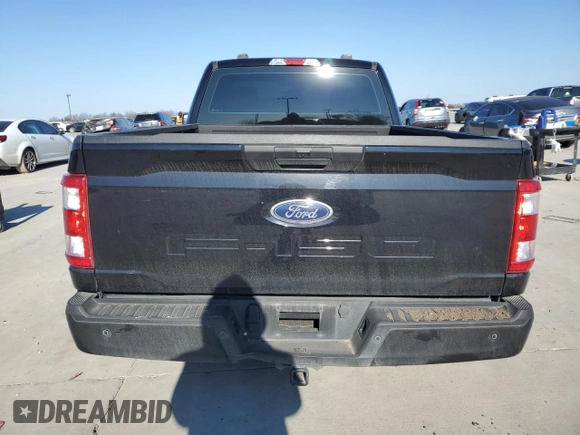 2023 Ford F-150 XL with VIN 1FTMF1C5XPKF48986, listed as a Copart auction lot 88683405 with 23,526 mi miles and Salvage Title. Bid and sale history available at carsss.com. Image 6.