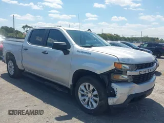 2021 Chevrolet Silverado 1500 Custom with VIN 3GCPWBEF2MG159836, listed as a IAAI auction lot 42059581 with 134,301 mi miles and . Bid and sale history available at DreamBid. Image 1.