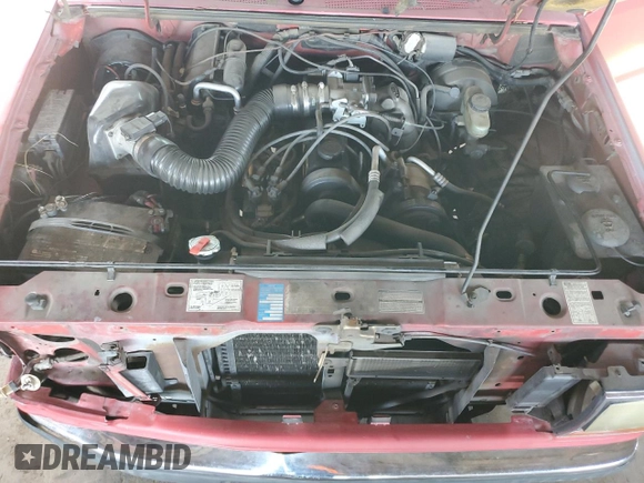 1992 Ford Ranger with VIN 1FTCR10A0NUC04489, listed as a Copart auction lot 71585134 with 58,152 mi miles and Salvage Title. Bid and sale history available at carsss.com. Image 13.