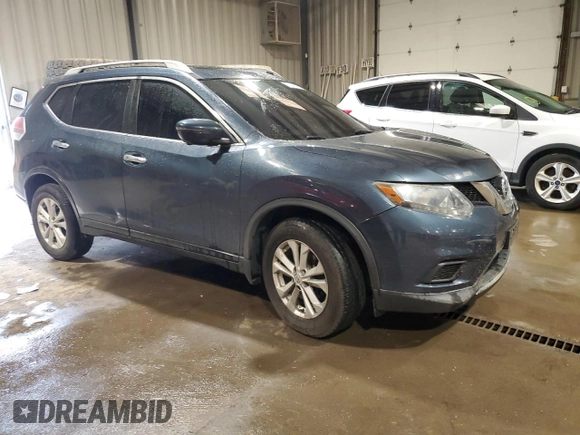 2016 Nissan Rogue SV with VIN 5N1AT2MV4GC868813, listed as a Copart auction lot 50340165 with 166,906 mi miles and Salvage Title. Bid and sale history available at DreamBid. Image 4.