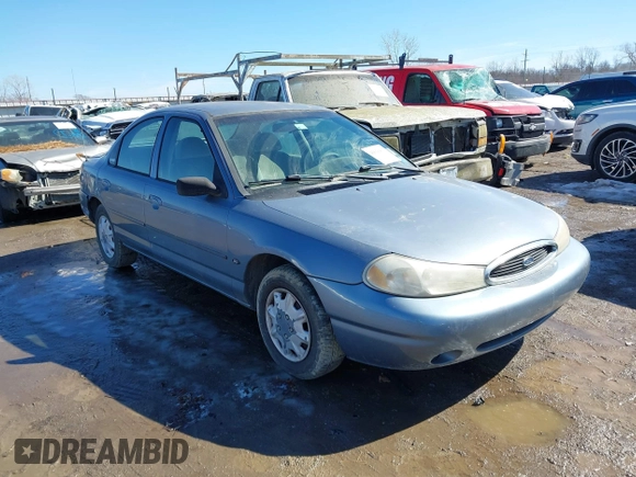 2000 Ford Contour SE Fleet with VIN 1FAFP66L5YK137824, listed as a IAAI auction lot 41610477 with 120,320 mi miles. Bid and sale history available at carsss.com. Image 1.