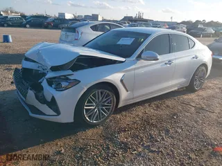 2020 Genesis G70 2.0T with VIN KMTG64LA8LU056386, listed as a IAAI auction lot 41164341 with 48,943 mi miles. Bid and sale history available at carsss.com. Image 17.