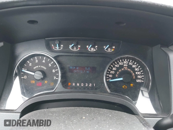 2012 Ford F-150 XL with VIN 1FTEX1EM5CFA70825, listed as a IAAI auction lot 41949721 with 247,112 mi miles and . Bid and sale history available at carsss.com. Image 7.