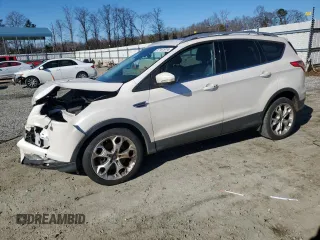 2013 Ford Escape Titanium с VIN 1FMCU0J96DUD67980, выставлен на аукционе Copart как лот 87187974 с пробегом 107 284 миль миль и Списание • Salvage title. История ставок и продаж доступна на DreamBid. Изображение 1.