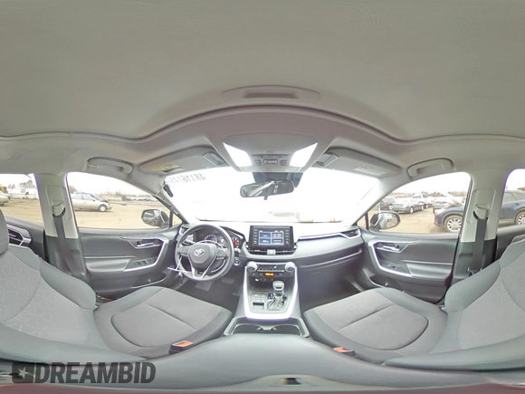 2019 Toyota RAV4 XLE with VIN 2T3P1RFV3KW044091, listed as a Copart auction lot 48116145 with 46,008 mi miles and Salvage Title. Bid and sale history available at DreamBid. Image 14.