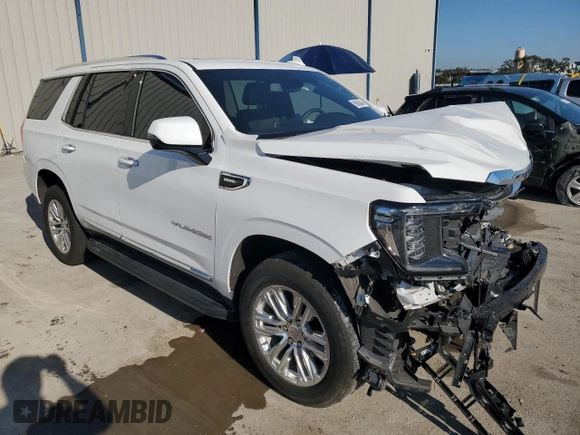 2022 GMC Yukon SLT with VIN 1GKS2BKT7NR191588, listed as a Copart auction lot 85650494 with 0 mi miles and Non Repairable. Bid and sale history available at carsss.com. Image 4.