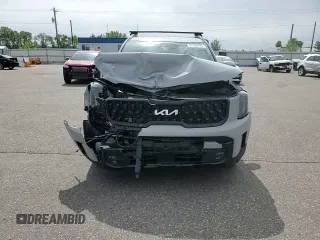 2024 Kia Telluride SX Prestige X-Pro with VIN 5XYP5DGC7RG518167, listed as a Copart auction lot 57938705 with 15,234 mi miles and Salvage title. Bid and sale history available at DreamBid. Image 14.