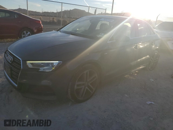 2017 Audi A3 Sedan Premium Plus with VIN WAUJ8GFF3H1027147, listed as a Copart auction lot 74845903 with 45,195 mi miles. Bid and sale history available at carsss.com. Image 1.