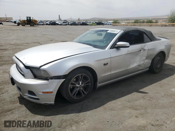 2014 Ford Mustang V6 with VIN 1ZVBP8EMXE5242753, listed as a Copart auction lot 53069415 with 145,485 mi miles and Salvage Title. Bid and sale history available at carsss.com. Image 1.