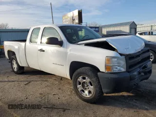 2011 Chevrolet Silverado 1500 Work Truck with VIN 1GCRKPE35BZ179955, listed as a Copart auction lot 43799495 with 212,294 mi miles and Salvage Title. Bid and sale history available at DreamBid. Image 4.