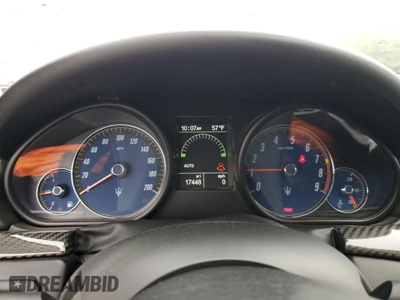 2018 Maserati GranTurismo Sport с VIN ZAM45VMA4J0281039, выставлен на аукционе Copart как лот 51525144 с пробегом 17 448 миль миль и . История ставок и продаж доступна на DreamBid. Изображение 9.