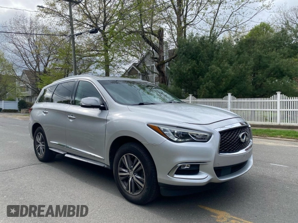 2016 Infiniti QX60 with VIN 5N1AL0MMXGC5185, listed as a Copart auction lot 54984865 with 87,570 mi miles and Clean Title. Bid and sale history available at DreamBid. Image 1.