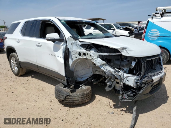 2023 Chevrolet Traverse LS with VIN 1GNERLKW7PJ272541, listed as a Copart auction lot 50503305 with 12,234 mi miles and Clean Title. Bid and sale history available at carsss.com. Image 4.