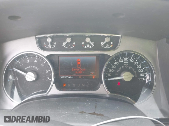 2011 Ford F-150 XLT with VIN 1FTFW1ET4BFD28586, listed as a IAAI auction lot 41740407 with 67,335 mi miles. Bid and sale history available at carsss.com. Image 7.