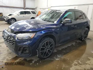 2022 Audi Q5 S line Premium Plus with VIN WA1EAAFY3N2018147, listed as a Copart auction lot 45600605 with 29,141 mi miles and Salvage Title. Bid and sale history available at carsss.com. Image 1.