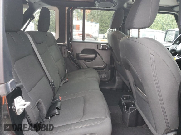2021 Jeep Wrangler Unlimited Sport S with VIN 1C4HJXDG9MW671119, listed as a Copart auction lot 49351485 with 41,939 mi miles and Salvage Title. Bid and sale history available at DreamBid. Image 11.