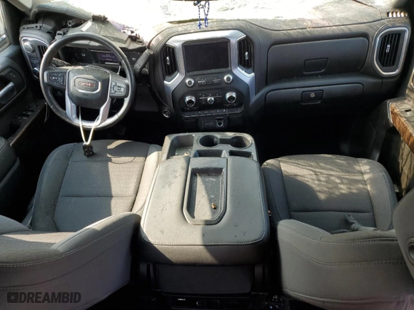 2020 GMC Sierra 1500 SLE with VIN 1GTR8BEK5LZ293352, listed as a Copart auction lot 62691744 with 105,335 mi miles and Non Repairable. Bid and sale history available at carsss.com. Image 8.