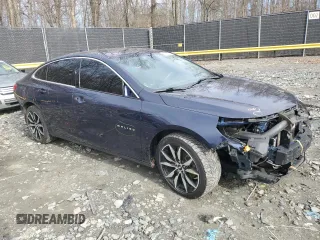 2018 Chevrolet Malibu LT with VIN 1G1ZD5ST1JF108991, listed as a Copart auction lot 47918345 with 95,193 mi miles and Salvage Title. Bid and sale history available at carsss.com. Image 4.