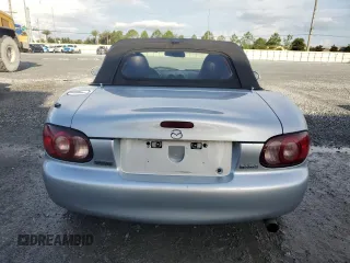 2002 Mazda MX-5 Miata Cloth with VIN JM1NB353420220801, listed as a Copart auction lot 61808645 with 116,451 mi miles and Salvage title. Bid and sale history available at DreamBid. Image 6.