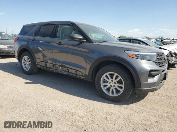 2021 Ford Explorer with VIN 1FMSK8BH9MGA15836, listed as a Copart auction lot 89167255 with 112,345 mi miles and Salvage title. Bid and sale history available at DreamBid. Image 4.