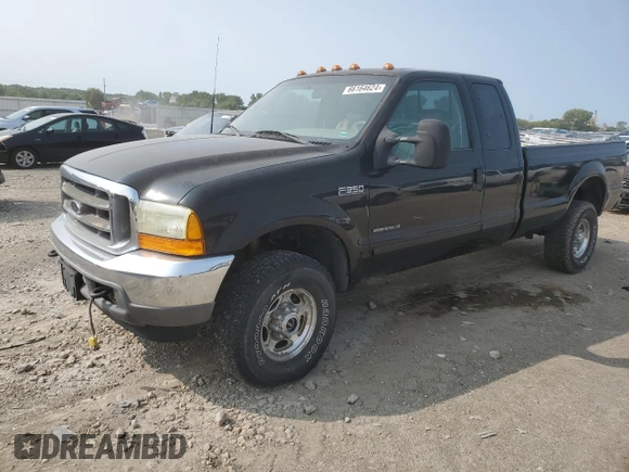 2001 Ford F-350 XL with VIN 1FTSX31F11ED72055, listed as a Copart auction lot 66164624 with 228,597 mi miles and Salvage Title. Bid and sale history available at DreamBid. Image 1.