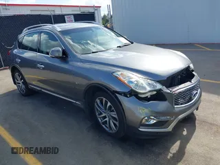 2017 Infiniti QX50 with VIN JN1BJ0RP4HM385429, listed as a IAAI auction lot 41956117 with 95,575 mi miles and . Bid and sale history available at DreamBid. Image 1.