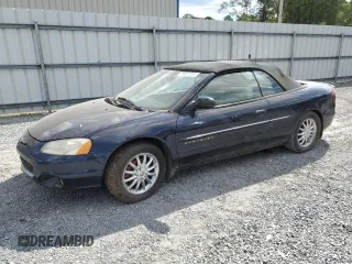 2001 Chrysler Sebring Limited with VIN 1C3EL65U01N711623, listed as a Copart auction lot 75607884 with Not Provided miles and Salvage Title. Bid and sale history available at DreamBid. Image 1.