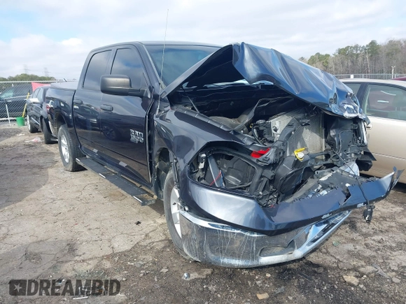 2021 Ram 1500 SLT z VIN 1C6RR7LG6MS532286, wystawiony jako IAAI lot #41609660 z przebiegiem 64 377 mil mil oraz . Historia ofert i sprzedaży dostępna na DreamBid. Obrazek 1.