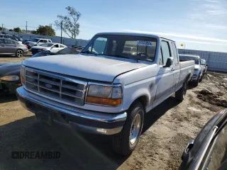 1997 Ford F-250 with VIN 1FTHX25F5VED07651, listed as a Copart auction lot 87223024 with 221,981 mi miles and Clean Title. Bid and sale history available at DreamBid. Image 1.