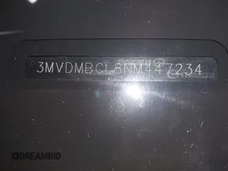 2022 Mazda CX-30 S Carbon Edition with VIN 3MVDMBCL8NM447234, listed as a IAAI auction lot 42511600 with 51,926 mi miles and . Bid and sale history available at DreamBid. Image 18.