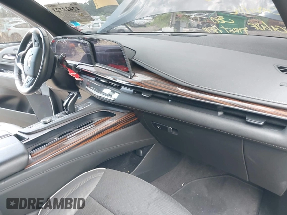 2023 Cadillac Escalade 4WD Premium Luxury with VIN 1GYS4CKL8PR456737, listed as a IAAI auction lot 42422723 with 22,658 mi miles and . Bid and sale history available at DreamBid. Image 5.