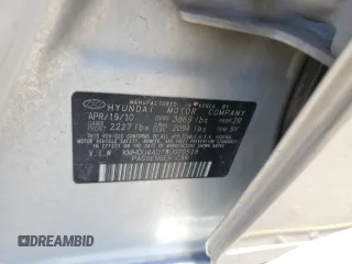 2010 Hyundai Elantra GLS z VIN KMHDU4AD7AU070518, wystawiony jako Copart lot #56536345 z przebiegiem 229 961 mil mil oraz Szkoda całkowita • Salvage title. Historia ofert i sprzedaży dostępna na DreamBid. Obrazek 12.