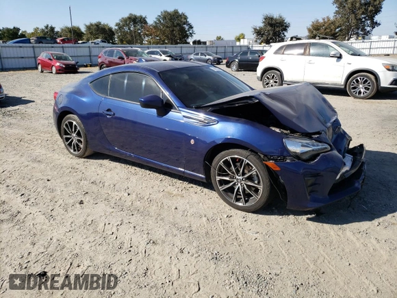2017 Toyota 86 with VIN JF1ZNAA17H8708822, listed as a Copart auction lot 74985344 with 71,808 mi miles and Salvage Title. Bid and sale history available at carsss.com. Image 4.