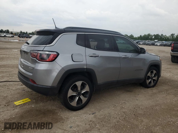 2018 Jeep Compass Latitude with VIN 3C4NJCBBXJT105930, listed as a Copart auction lot 55425385 with 177,007 mi miles and Salvage title. Bid and sale history available at DreamBid. Image 3.