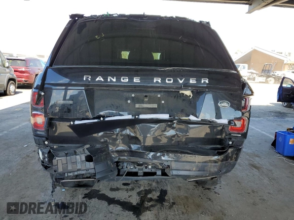 2019 Land Rover Range Rover HSE with VIN SALGS2SV7KA543459, listed as a Copart auction lot 50361955 with 54,538 mi miles and Salvage Title. Bid and sale history available at DreamBid. Image 6.