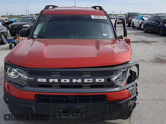 2023 Ford Bronco Sport Big Bend with VIN 3FMCR9B63PRD49863, listed as a Copart auction lot 50398135 with 30,737 mi miles and Clean title. Bid and sale history available at DreamBid. Image 12.
