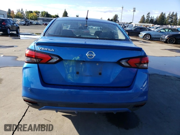 2020 Nissan Versa S with VIN 3N1CN8DV4LL822054, listed as a Copart auction lot 76609904 with 39,799 mi miles and Salvage Title. Bid and sale history available at carsss.com. Image 6.