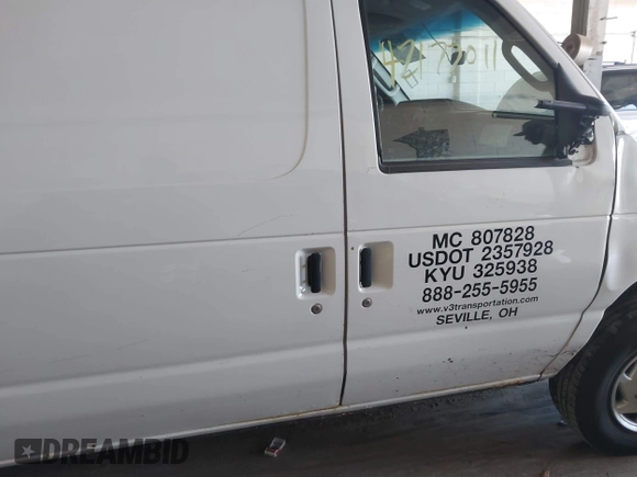 2011 Ford Econoline Cargo Commercial with VIN 1FTNE2EW6BDB06514, listed as a IAAI auction lot 42177011 with 336,946 mi miles. Bid and sale history available at carsss.com. Image 13.