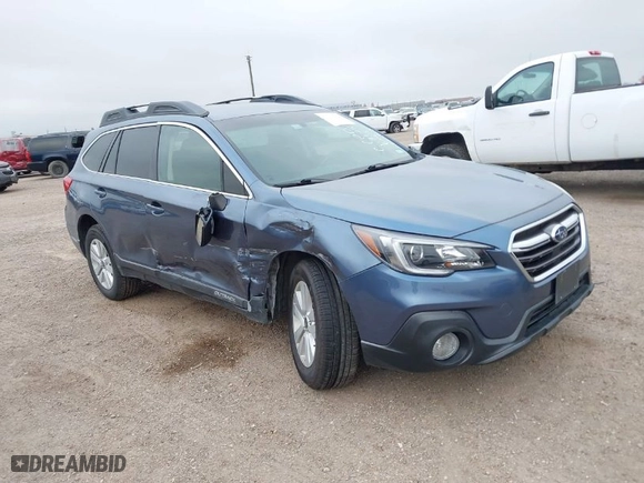 2018 Subaru Outback Premium with VIN 4S4BSACC2J3368285, listed as a IAAI auction lot 41499482 with 140,853 mi miles. Bid and sale history available at carsss.com. Image 1.