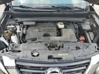 2017 Nissan Pathfinder SV z VIN 5N1DR2MN9HC608890, wystawiony jako Copart lot #59191845 z przebiegiem 136 270 mil mil oraz Szkoda całkowita • Salvage title. Historia ofert i sprzedaży dostępna na DreamBid. Obrazek 12.
